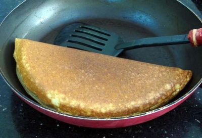 martabak manis dengan teflon
