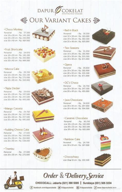 Harga Cake Dapur Cokelat