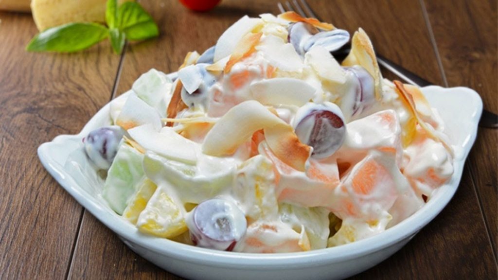 cara membuat salad buah