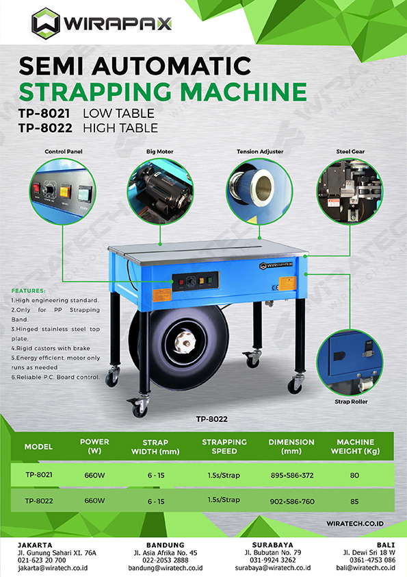Strapping machine XT 8022