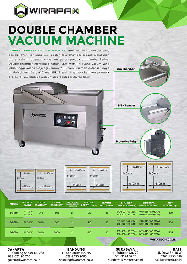 Vacuum machine DZ 510S