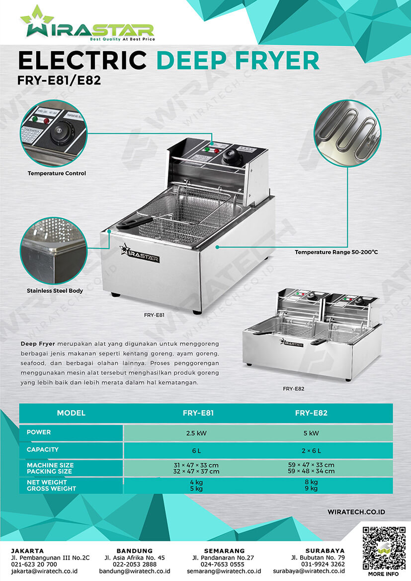 03.Deep Fryer Electric FRY E