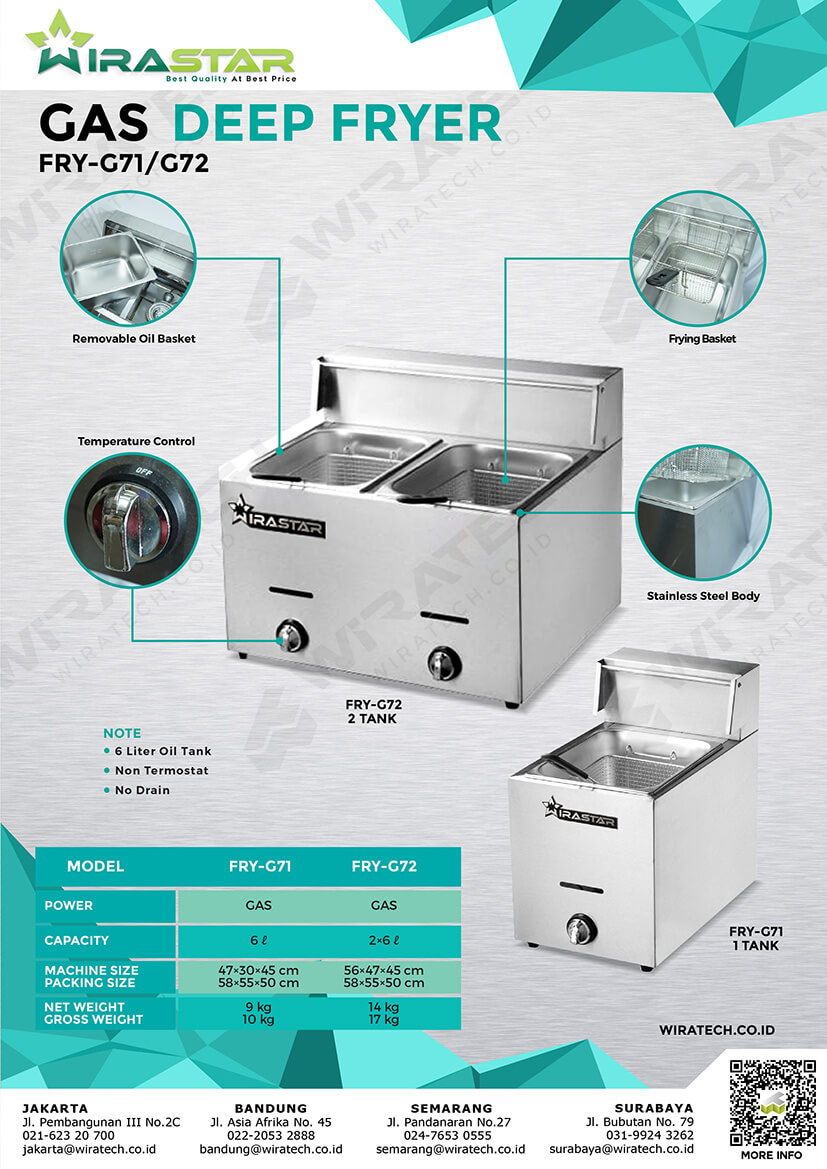04.Deep Fryer Gas FRY G