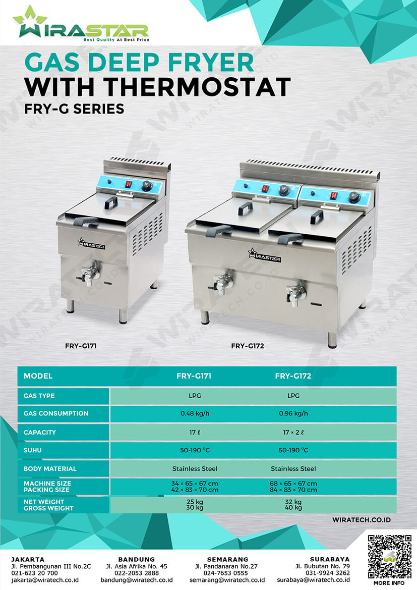 05.Deep Fryer Gas with thermostat