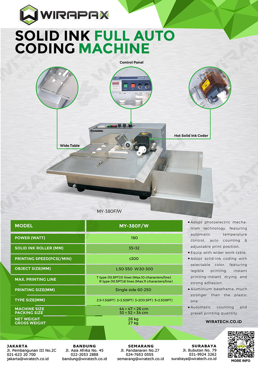 34.Coding Machine Auto MY 380FW