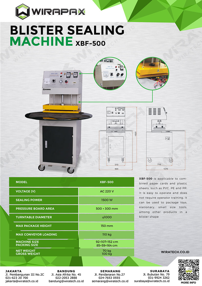 48.Blister Machine XBF 500 01